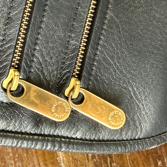 MARC JACOBS LUNA BLACK LEATHER CROSSBODY REVERSIBLE STRAP - Picture 7 of 15